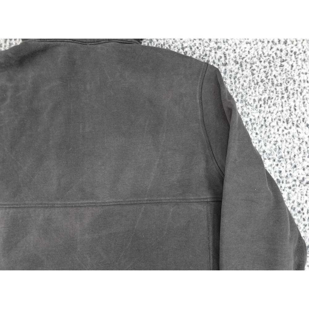 Lululemon Hoodie Mens XL Black Full Zip Fleece Lined Faded Sporty Jacket - Picture 10 of 13